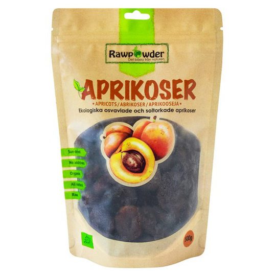 Rawpowder Ekologiska Aprikoser Soltorkade, 500 g