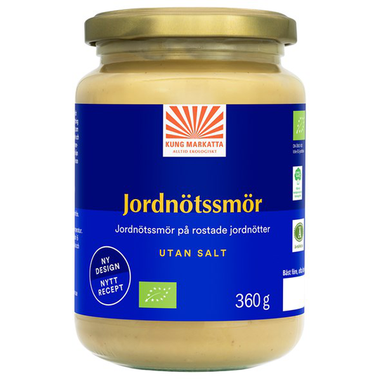 Kung Markatta Jordnötssmör utan salt, 360 g