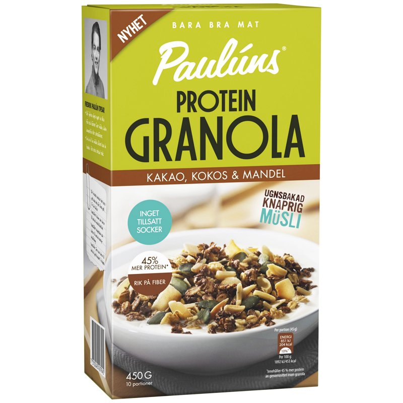 Granola Kakao, Kokos & Mandel 450g - 38% rabatt