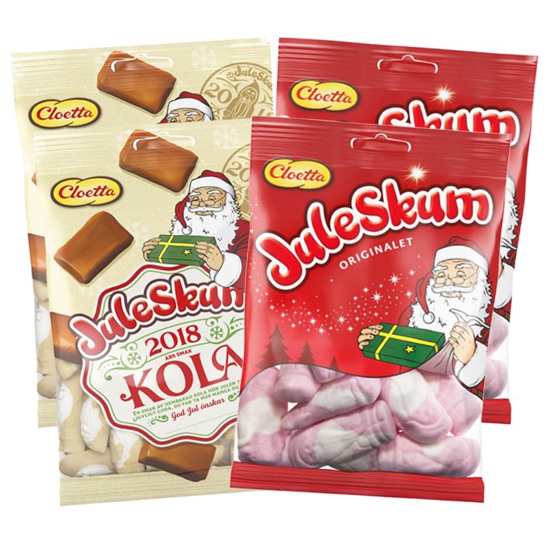 Juleskum Godispåsar 4 x 100g - 53% rabatt