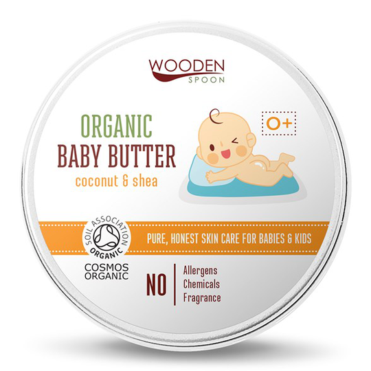 Wooden Spoon Organic Baby Butter Coconut & Shea, 100 ml