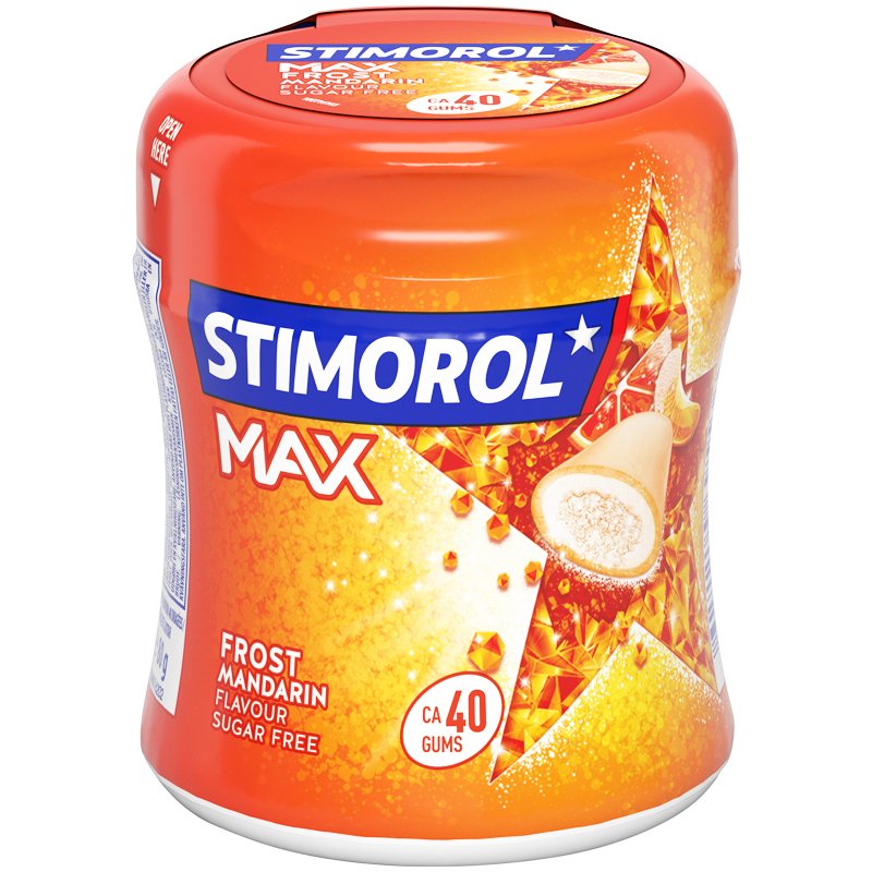 Tuggummi Max Mandarin - 54% rabatt