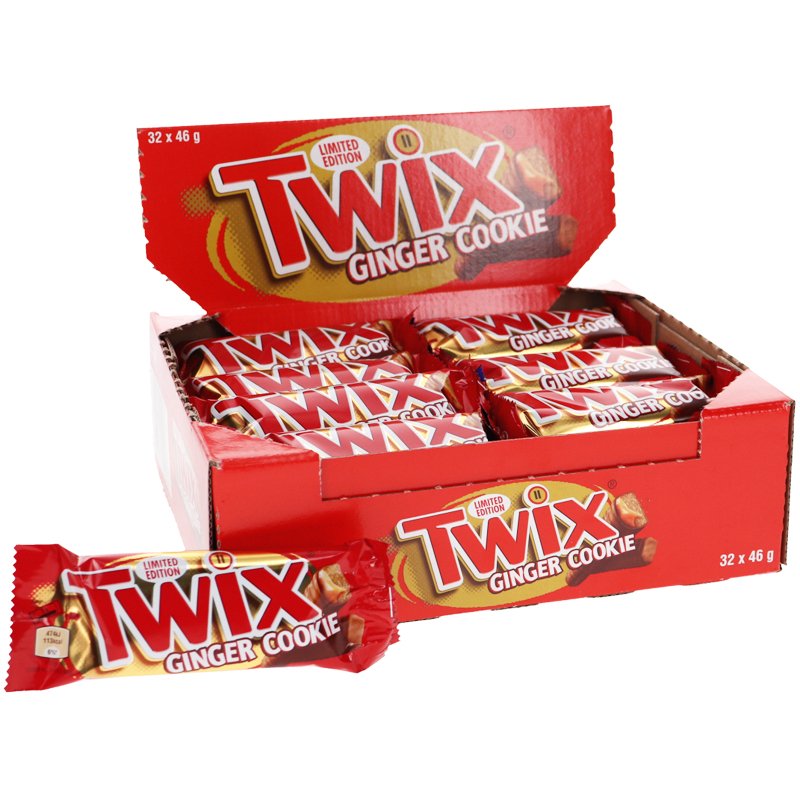 Twix Ginger Cookie 32-pack - 43% rabatt