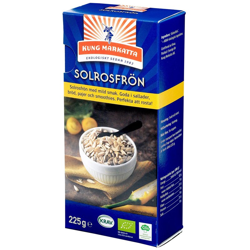 Eko Solrosfrön 225g - 50% rabatt