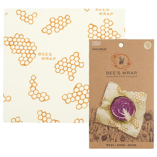 Bee's Wrap Naturligt Folie Single Pack - Honeycomb Large