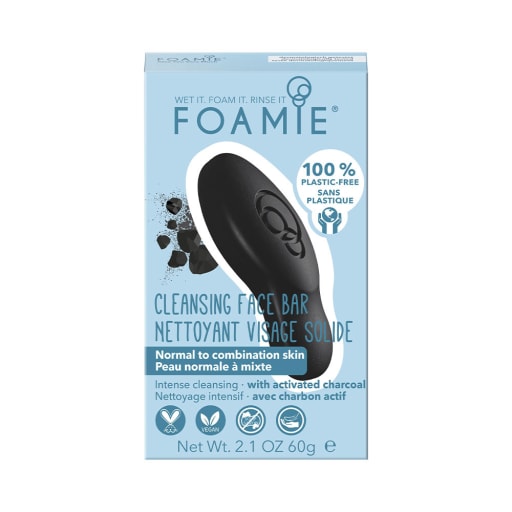 Foamie Face Bar Too Coal To Be True (intensely cleansing for oily skin)