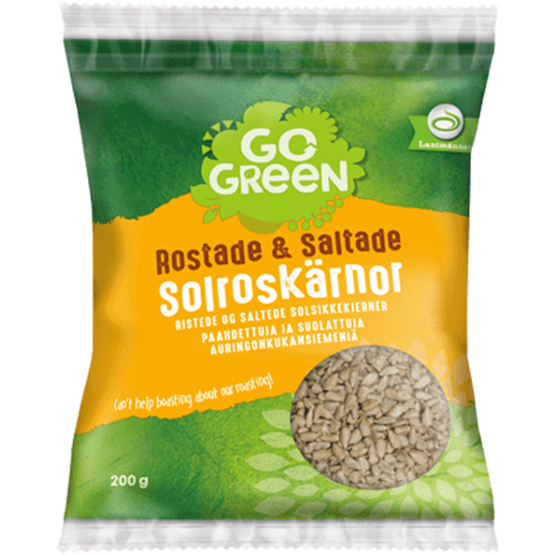 Solroskärnor Rostade & Saltade - 28% rabatt