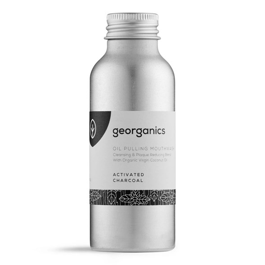 Georganics Naturlig Munskölj Activated Charcoal, 100 ml