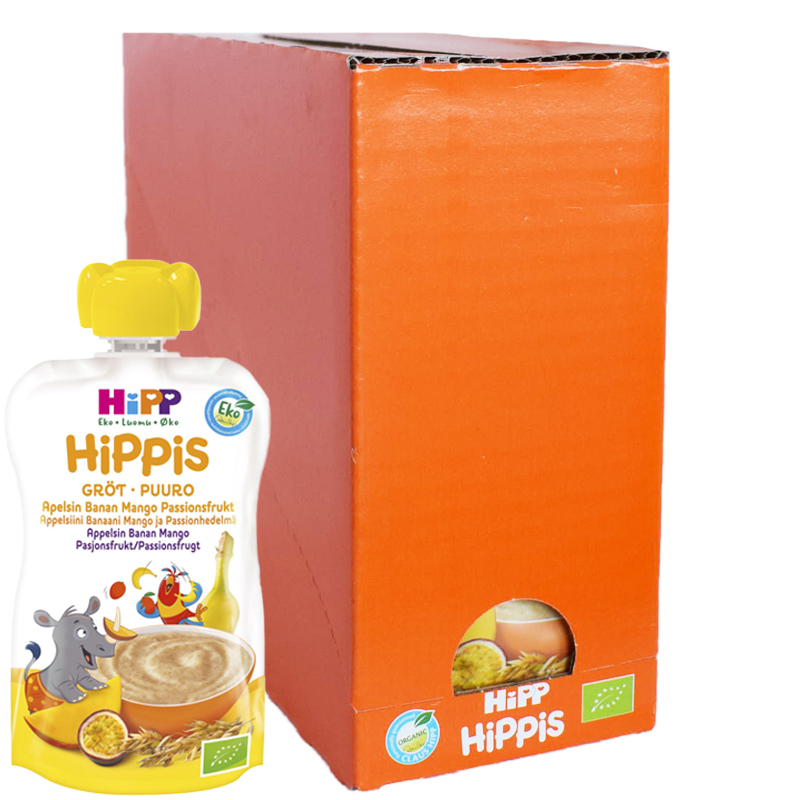 Eko Hel Låda Barnmat Gröt & Frukt 6 x 100g - 24% rabatt