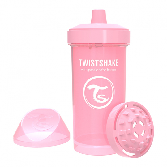 Twistshake Mugg Kid 360ml 12+m Pastel Pink