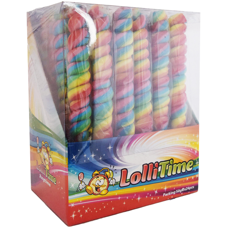 Hel Låda Klubbor "Spinner Rainbow" 24 x 50g - 67% rabatt