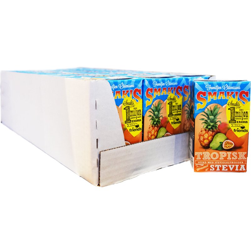 Hel Låda Fruktdryck "Tropisk" 27 x 250ml - 82% rabatt