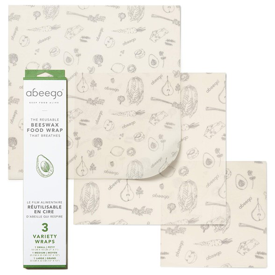 Abeego Beeswax Food Wrap - Naturligt Folie Variety