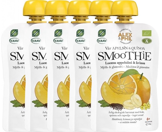 Eko Smoothie Apelsin & Quinoa 6m 5-pack - 48% rabatt