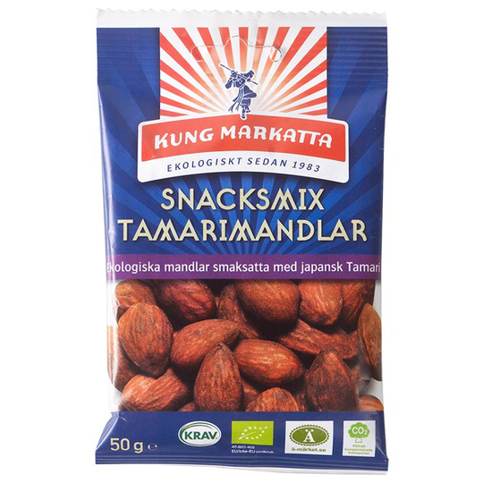 Kung Markatta Snacksmix Tamarimandlar, 50 g