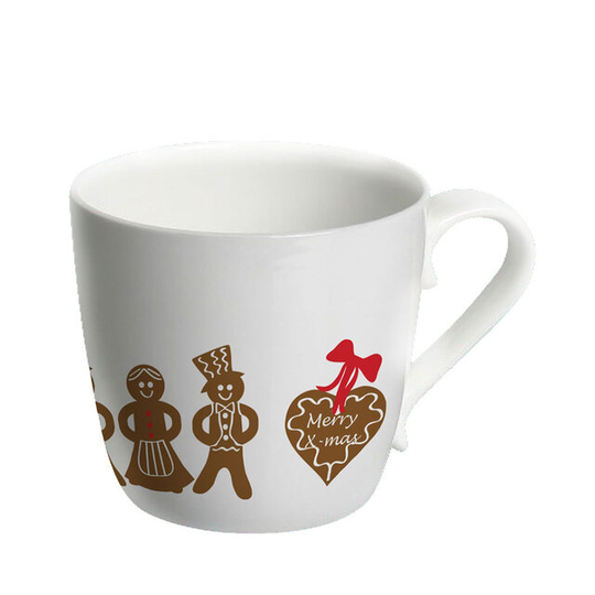 Mugg i benporslin med pepparkakor