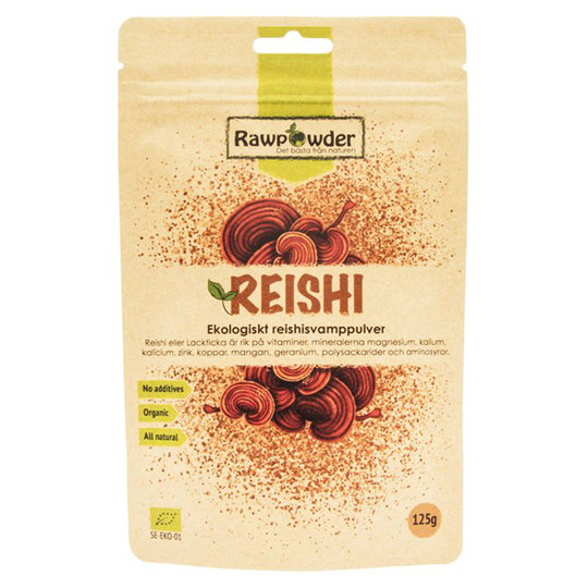 Rawpowder Ekologiskt Reishisvamppulver, 125 g
