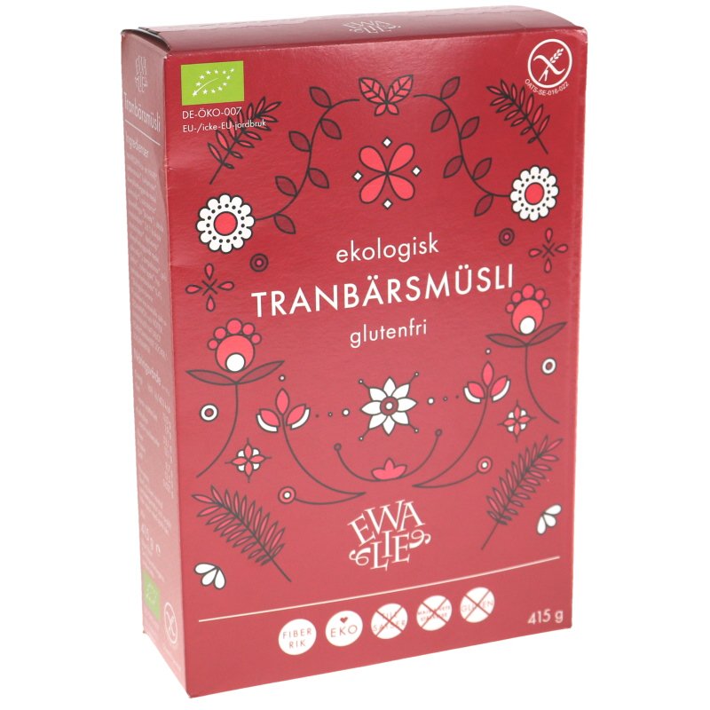 Eko Tranbärsmüsli Glutenfri - 28% rabatt