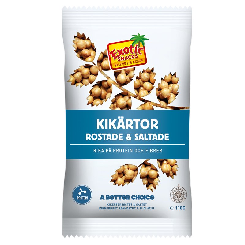 Kikärtor Rostade & Saltade - 33% rabatt