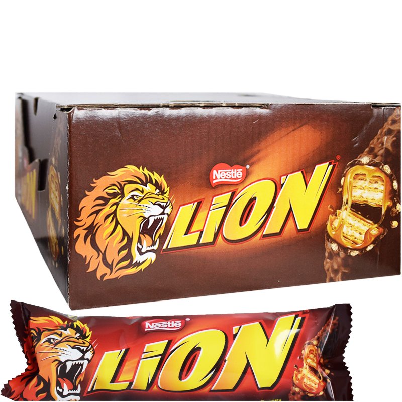 Hel Låda Godisbars "Lion" 40 x 42g - 33% rabatt