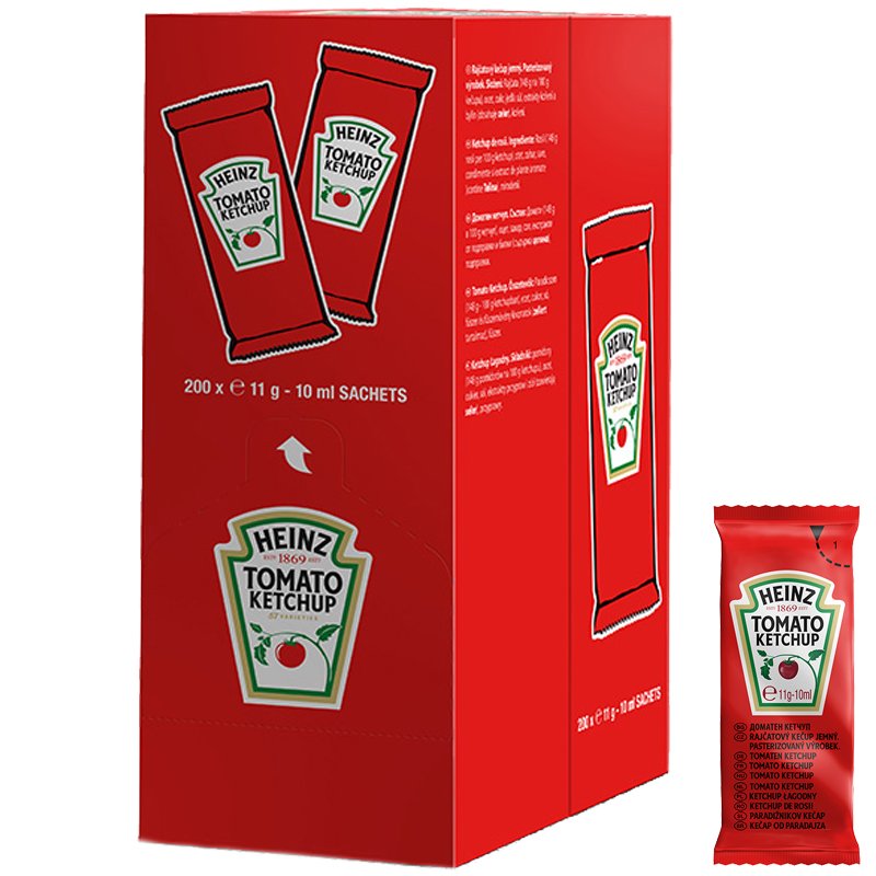Hel Kasse Ketchup 200-pak - 26% rabatt