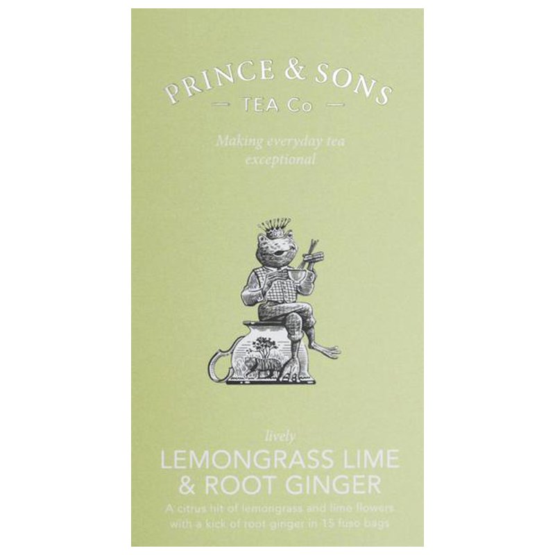 Te "Lemongrass Lime & Root Ginger" 37,5g - 63% rabatt