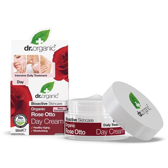 Dr. Organic Rose Otto Day Cream, 50 ml