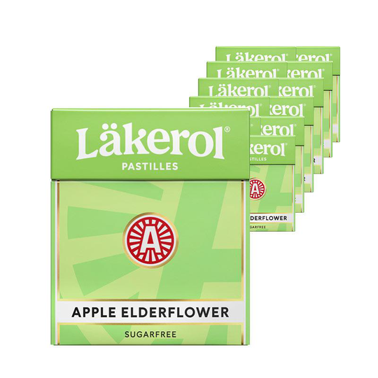 Läkerol Äpple & Fläder 12-pack