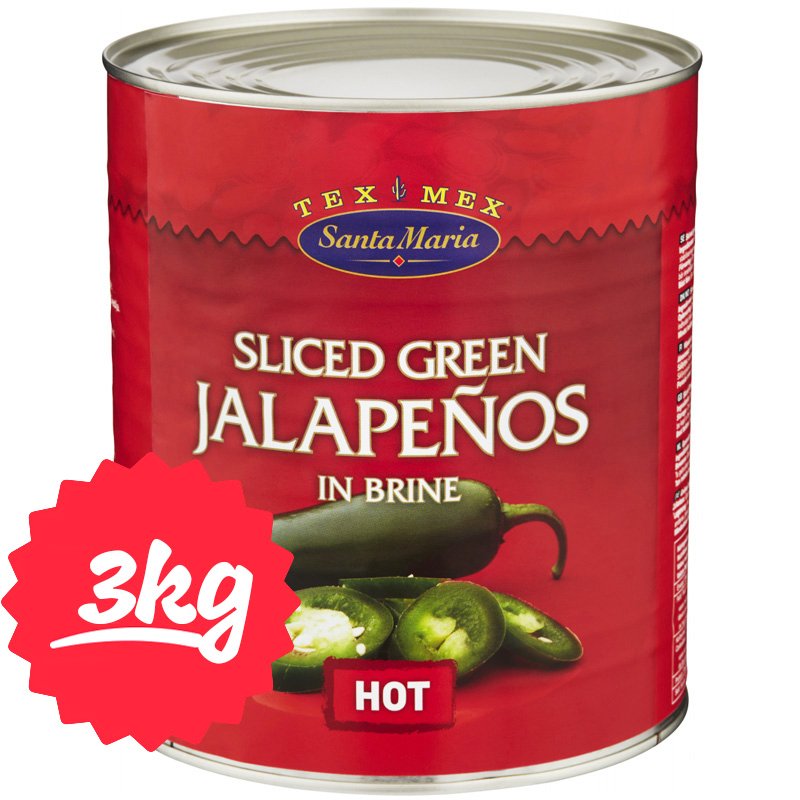 Jalapeños "In Brine" 3kg - 80% rabatt