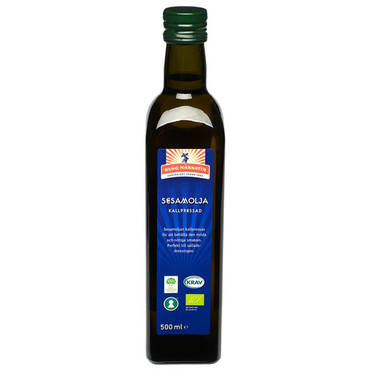 Kung Markatta Ekologisk Sesamolja Kallpressad, 500 ml