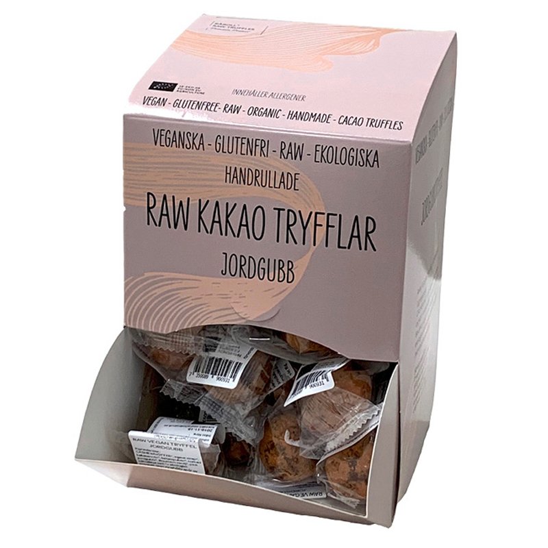Eko Raw Tryffell Jordgubb 40-pack - 60% rabatt