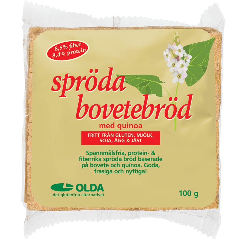 Bovetebröd Quinoa - 18% rabatt