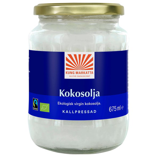 Kung Markatta Ekologisk Virgin Kokosolja Kallpressad 675 ml