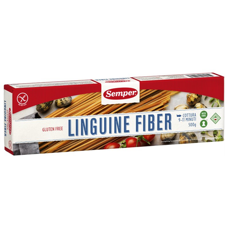 Fiberpasta "Linguine" 500g - 50% rabatt