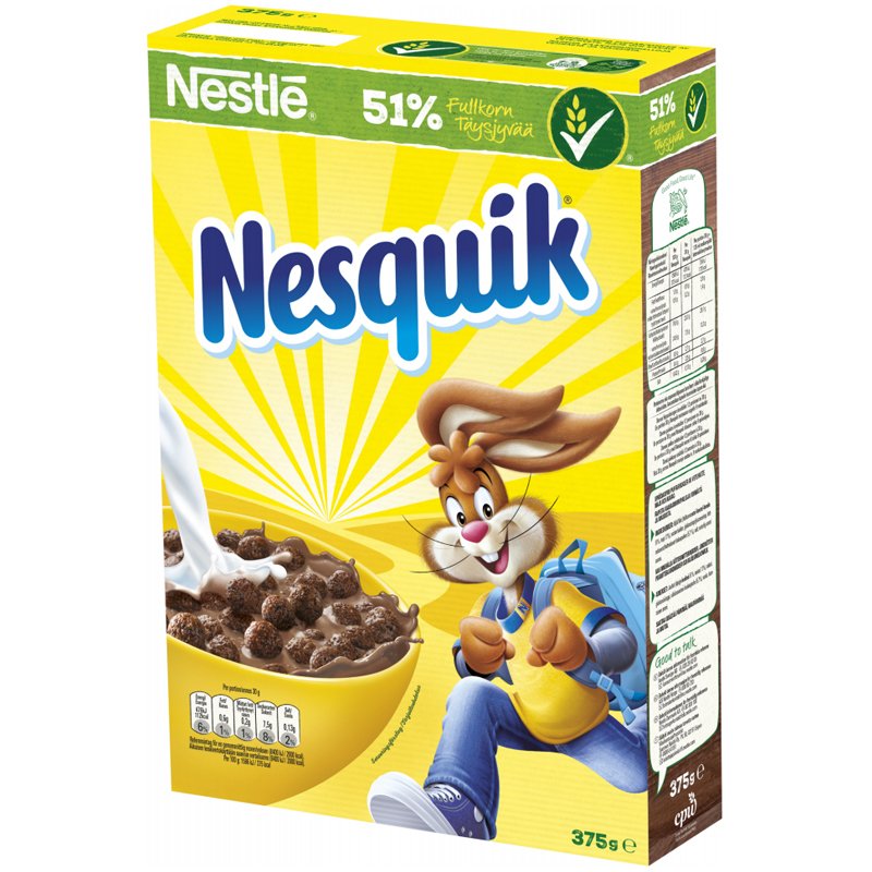 Flingor "Nesquik" 375g - 28% rabatt