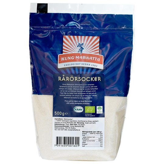 Kung Markatta Rårörsocker, 500 g