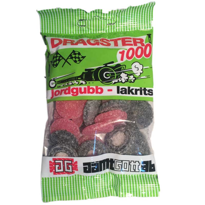 Dragster Jordgubb/lakrits - 40% rabatt