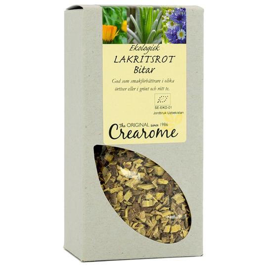 Crearome Ekologisk Lakritsrot i bitar, 100 g