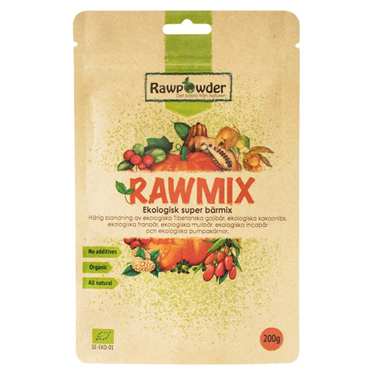 Rawpowder Ekologisk Superbärmix RAW, 200 g