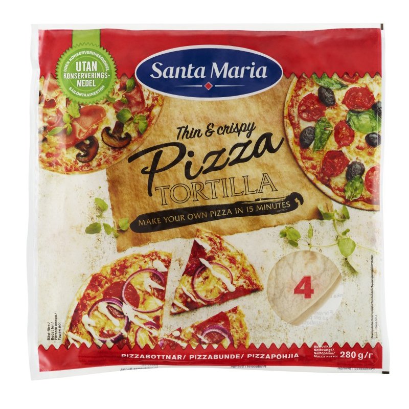Tortilla "Pizza" 280g - 37% rabatt