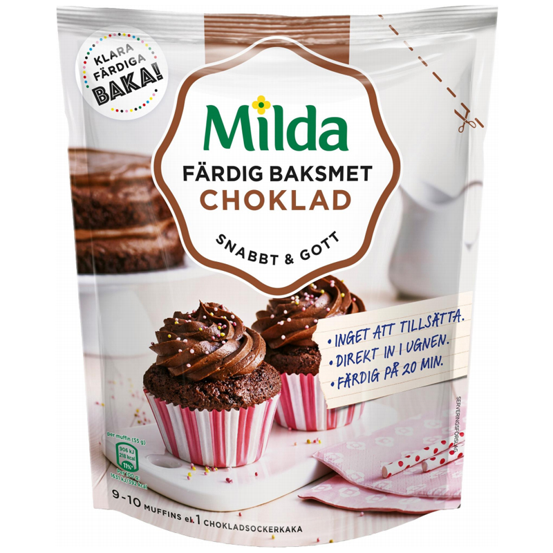Baksmet Choklad 500g - 40% rabatt