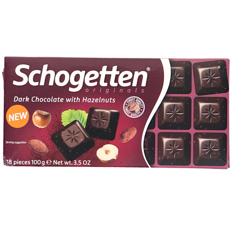Mörk choklad Rostade hasselnötter - 41% rabatt