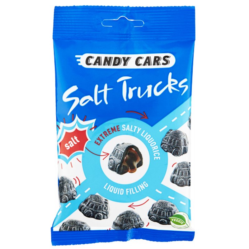 Godis "Salty Trucks" 70g - 44% rabatt