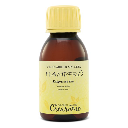 Crearome Ekologisk Hampfröolja Kallpressad, 100 ml