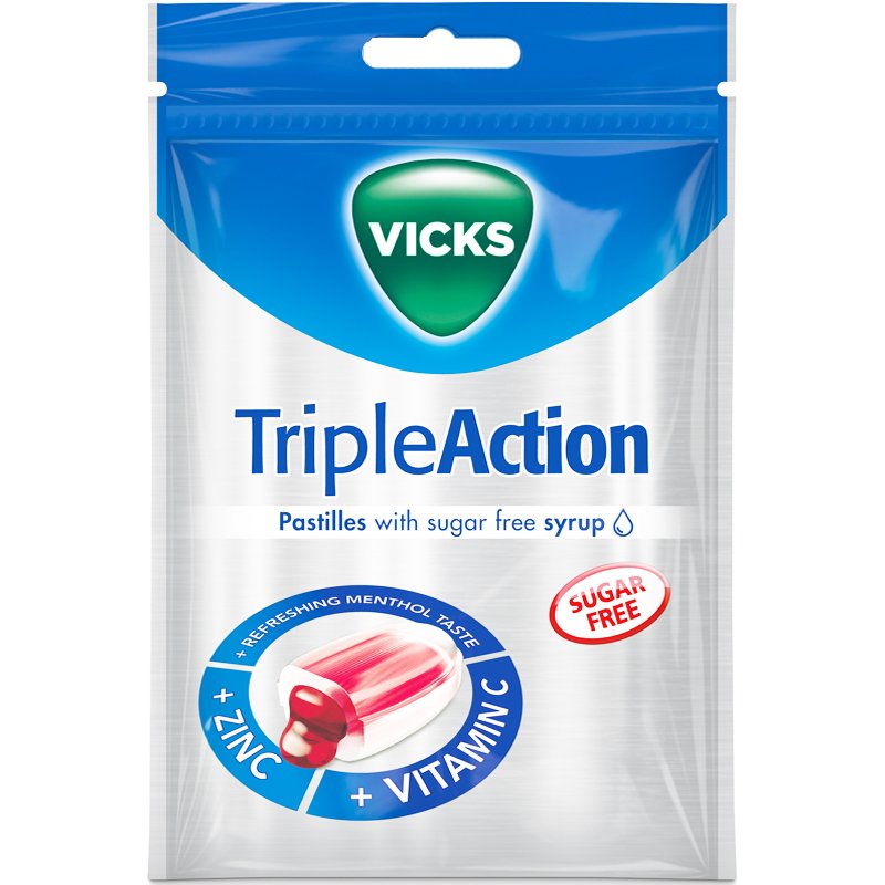 Pastiller Triple Action - 29% rabatt