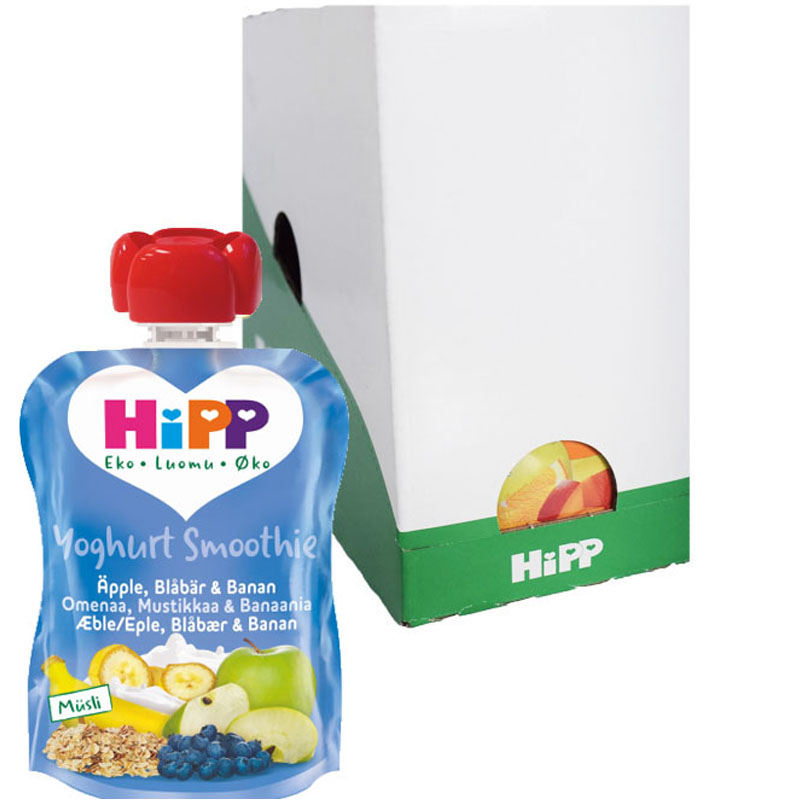 Hel Låda Barnmat Smoothie 3 Frukter 6 x 90g - 52% rabatt