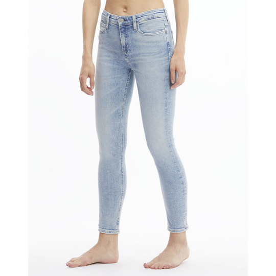 Denim Pants Mid Rise Skinny Ankle