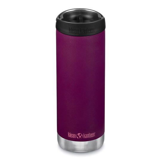 Klean Kanteen TKWide Isolerad Flaska med Cafékork - Purple Potion 473 ml