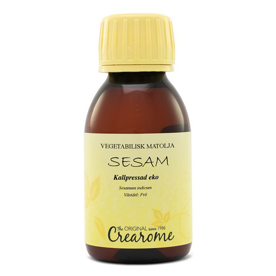 Crearome Ekologisk Sesamolja Kallpressad, 100 ml