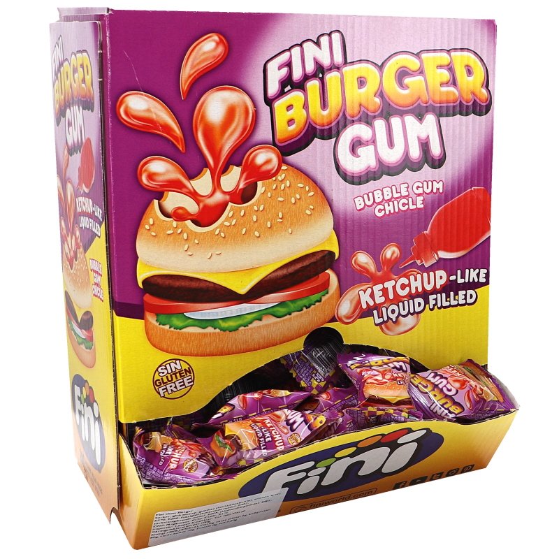 Tuggummi Burger 200-pack - 48% rabatt